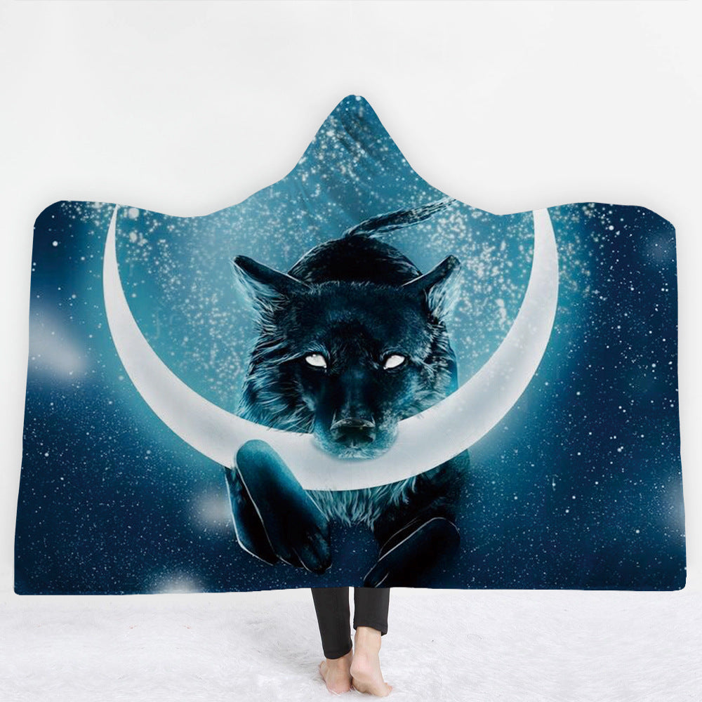 Hot style hooded blanket cloak