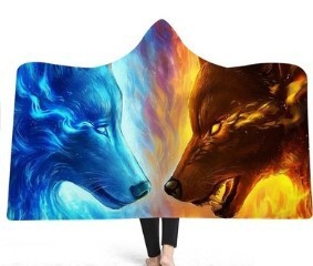 Hot style hooded blanket cloak