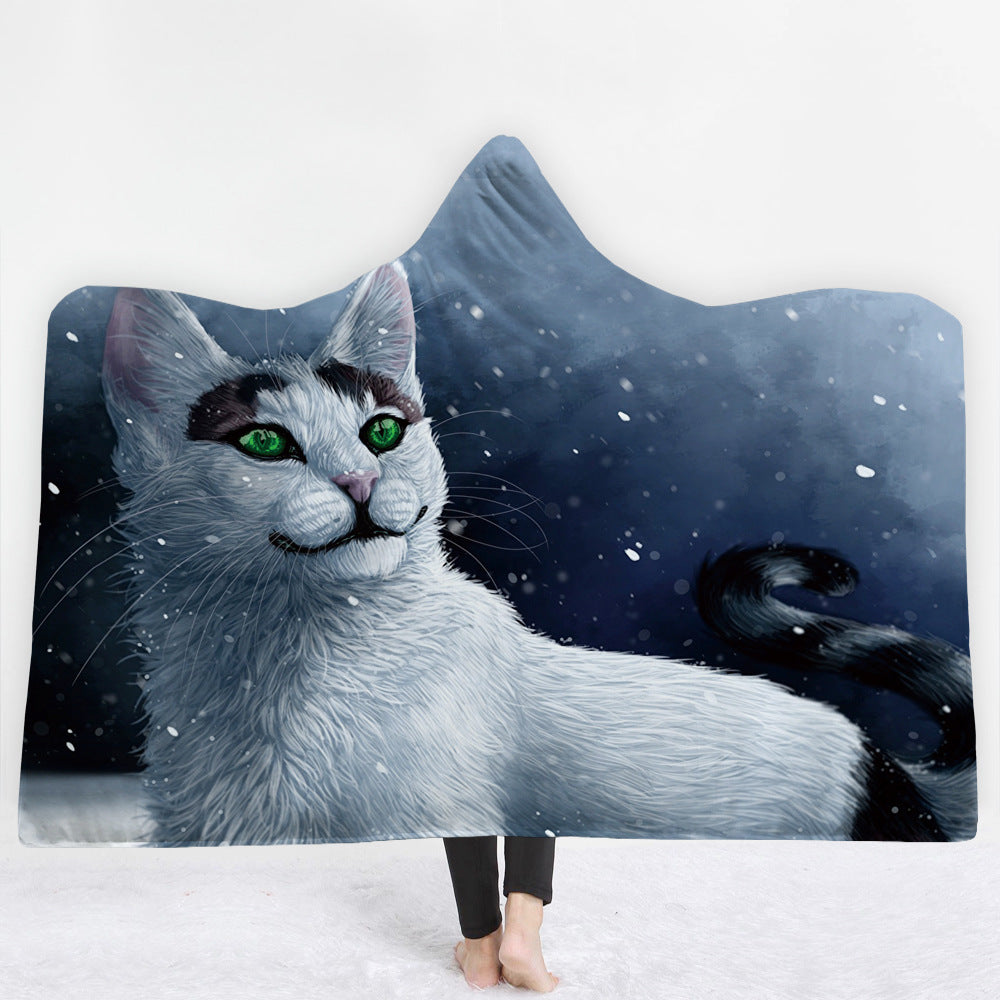 Hot style hooded blanket cloak