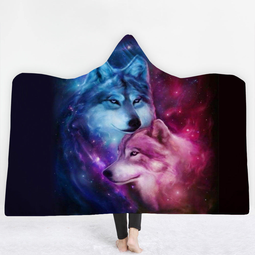 Hot style hooded blanket cloak