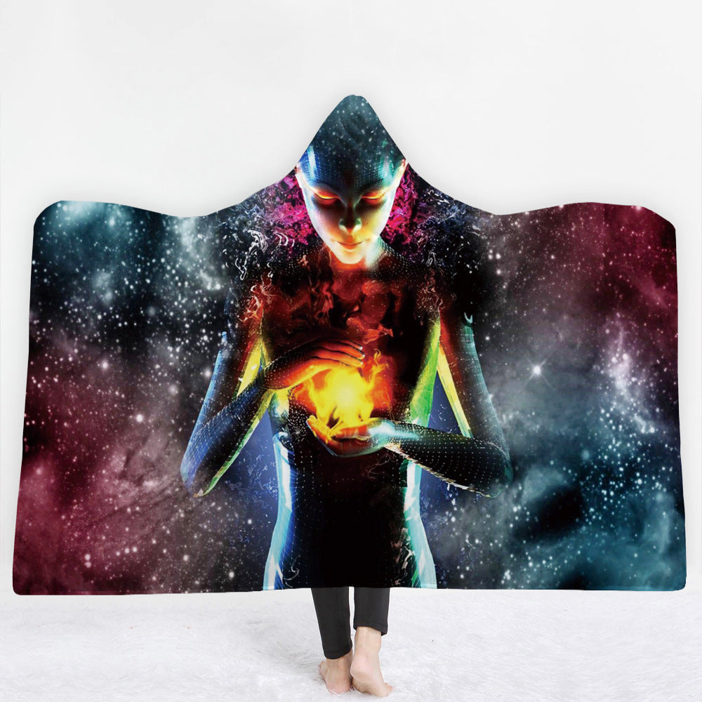 Hot style hooded blanket cloak