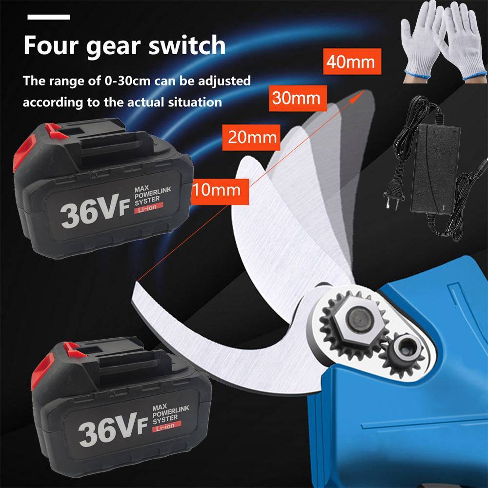 Lithium Ion Pruning Machine With Dual Batteries