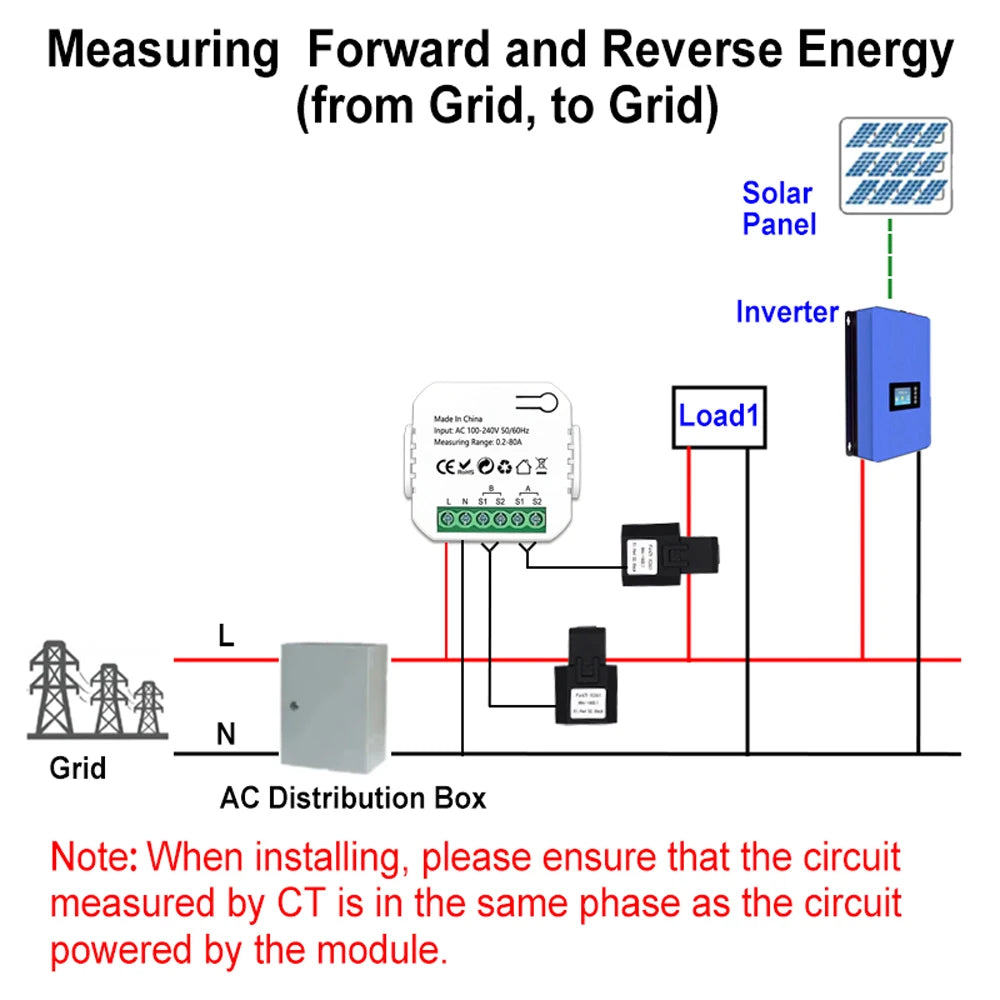 Tuya WiFi Smart Energy Meter