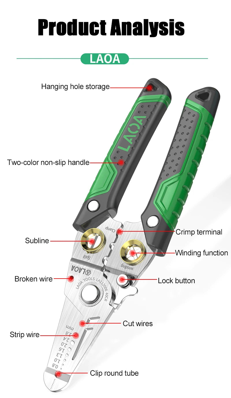 LAOA 7 In 1 Wire Stripper