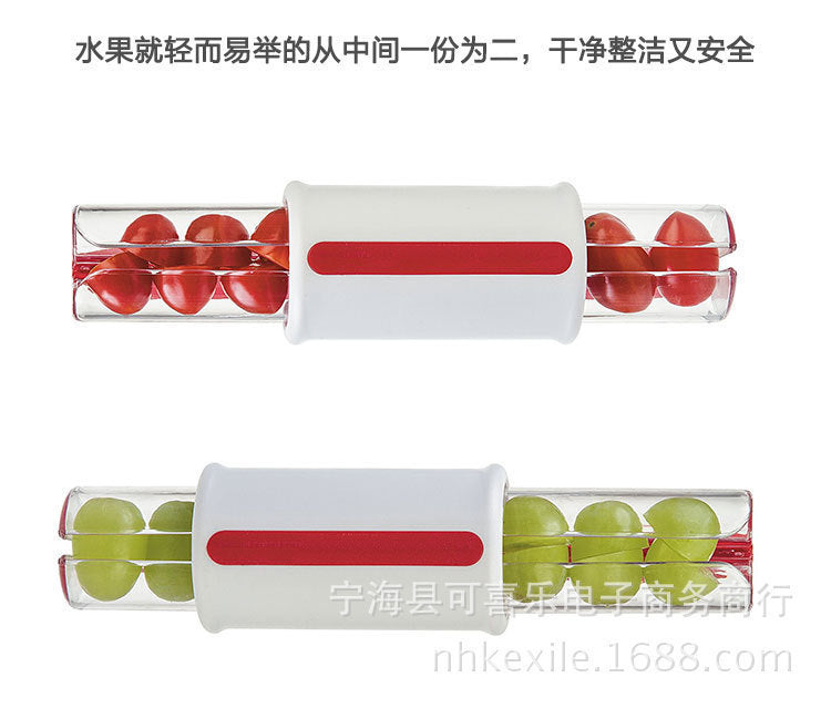 Tomato & Grape Slicer | Quick Fruit & Veg Salad Cutter