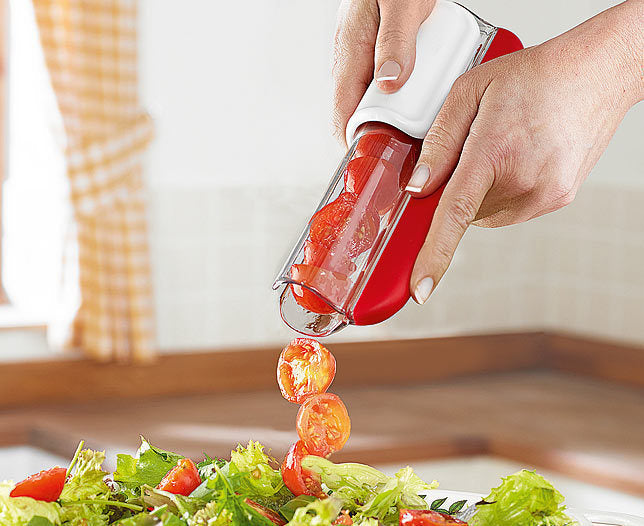 Tomato & Grape Slicer | Quick Fruit & Veg Salad Cutter